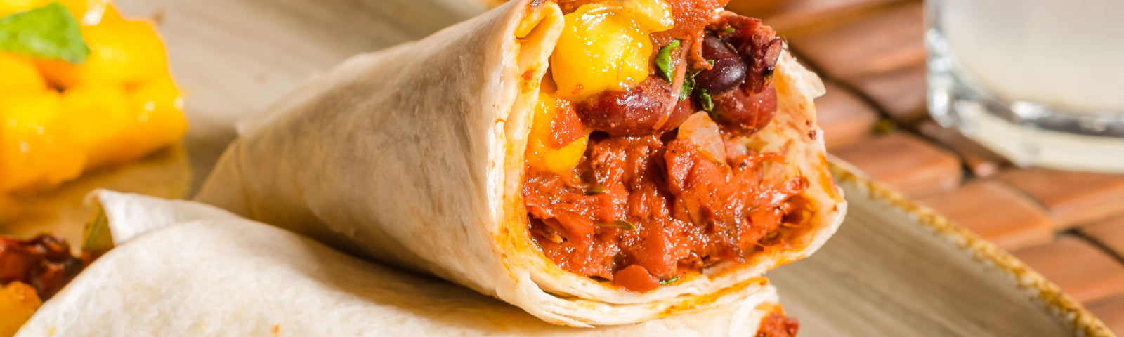 Jamaican Jerk Jackfruit Wrap