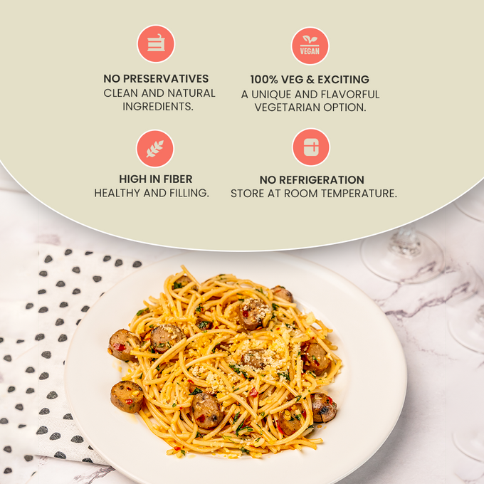 Hot & Spicy Sausage - Pack of 2 | Bold, Fiery Flavors | Easy-to-Cook Snack or Meal