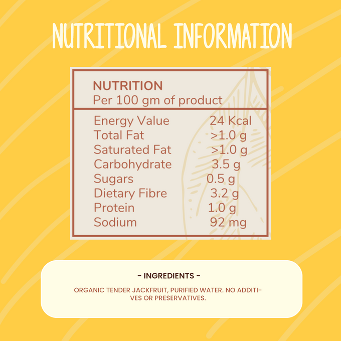 Raw Jack - Pack of 2| Tender & Soft Jackfruit | Nutrient-Rich Superfood