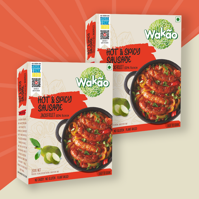 Hot & Spicy Sausage - Pack of 2 | Bold, Fiery Flavors | Easy-to-Cook Snack or Meal