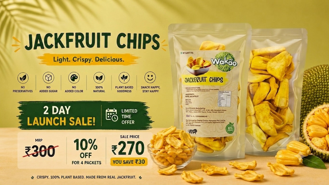 Wakao Jackfruit Chips — light, crispy, delicious