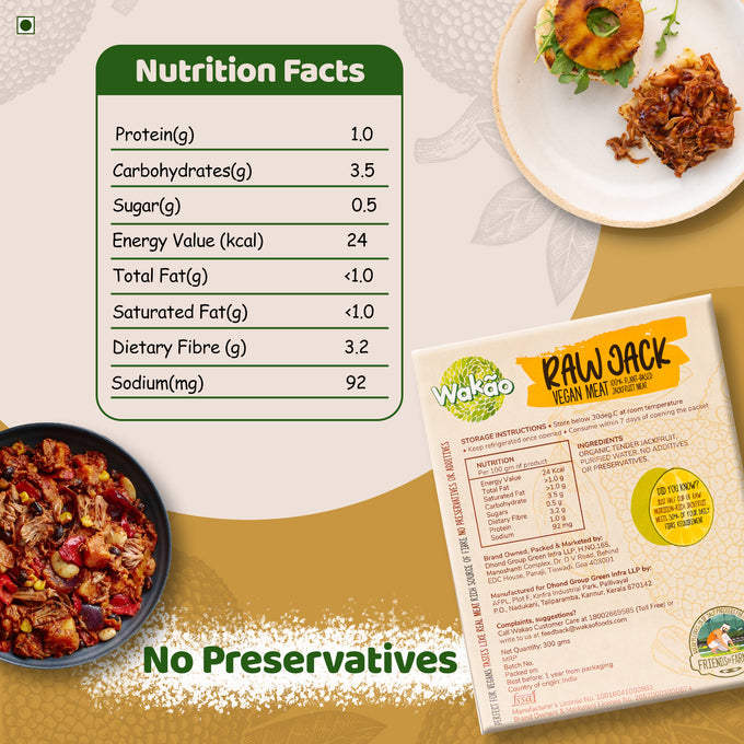 Wakao Raw Jack | Plant-Based & Gluten Free